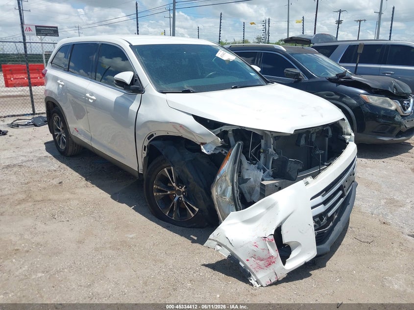 2019 Toyota Highlander VIN 5TDZARFH9KS047713 IAAI salvage auction — SIDE, Original (Texas), sold $7,000 on 2026-07-29 (photo 1)