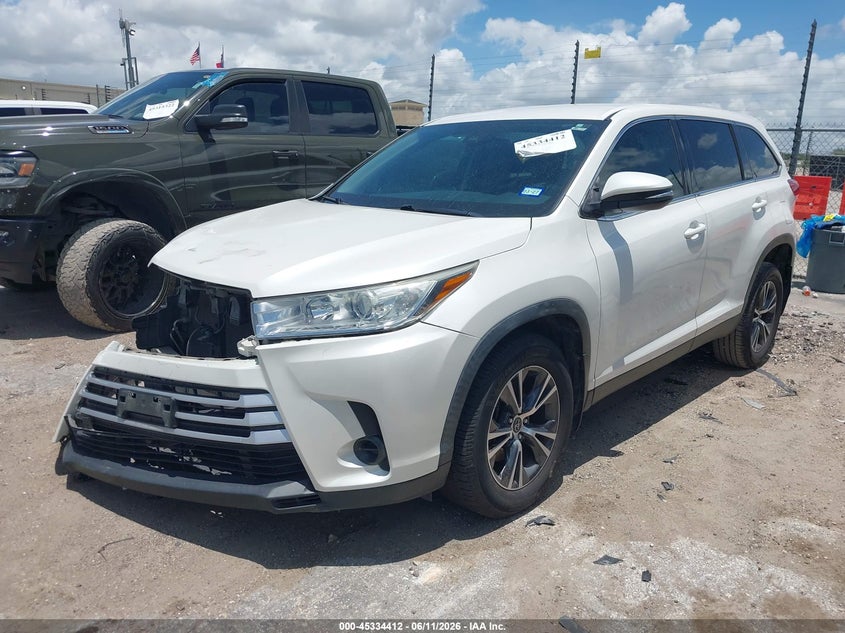 2019 Toyota Highlander VIN 5TDZARFH9KS047713 IAAI salvage auction — SIDE, Original (Texas), sold $7,000 on 2026-07-29 (photo 2)