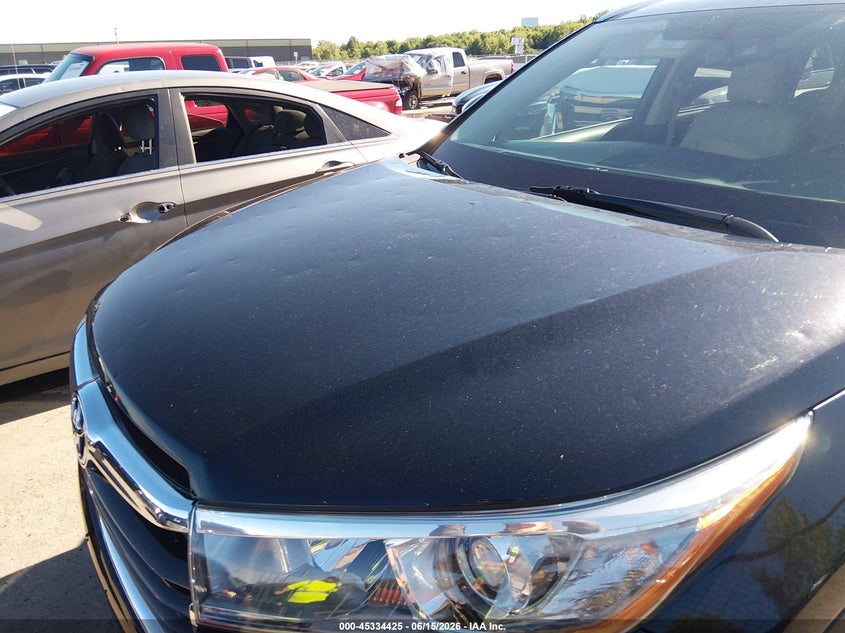 2014 Toyota Highlander VIN 5TDDKRFH2ES024477 IAAI salvage auction — HAIL, Salvage (Ohio), sold $7,650 on 2026-07-14 (photo 6)
