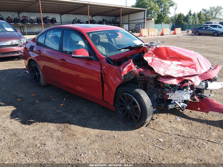2016 BMW 3er VIN WBA8A3C59GK551290 IAAI salvage auction — FRONT END, Salvage (Ohio), sold $450 on 2026-07-15 (photo 1)