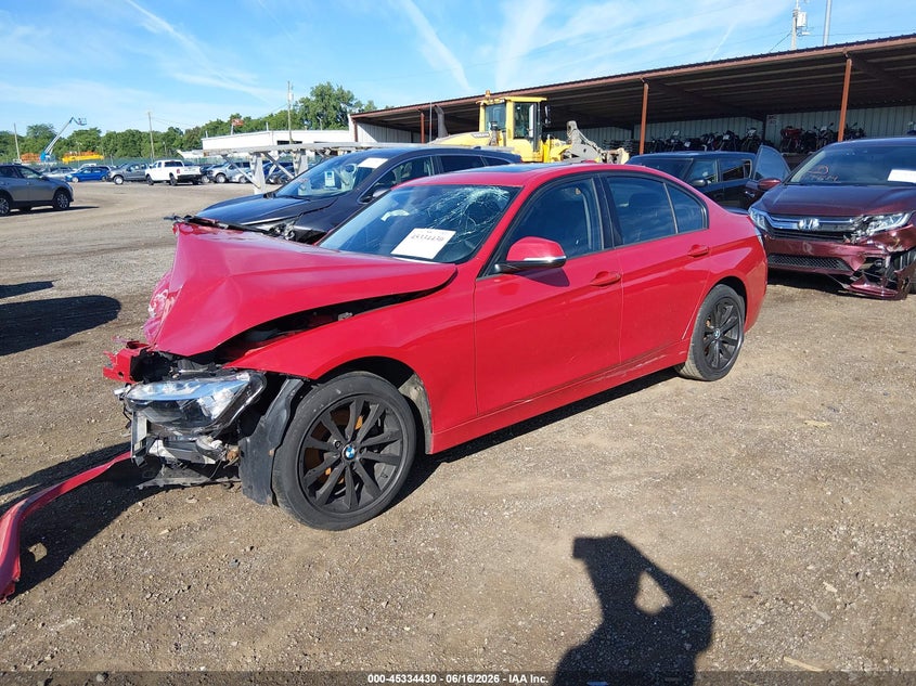 2016 BMW 3er VIN WBA8A3C59GK551290 IAAI salvage auction — FRONT END, Salvage (Ohio), sold $450 on 2026-07-15 (photo 2)