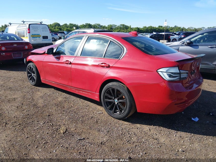 2016 BMW 3er VIN WBA8A3C59GK551290 IAAI salvage auction — FRONT END, Salvage (Ohio), sold $450 on 2026-07-15 (photo 3)