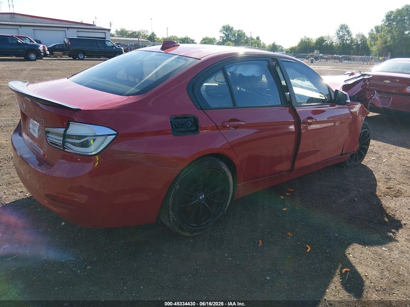 2016 BMW 3er VIN WBA8A3C59GK551290 IAAI salvage auction — FRONT END, Salvage (Ohio), sold $450 on 2026-07-15 (photo 4)