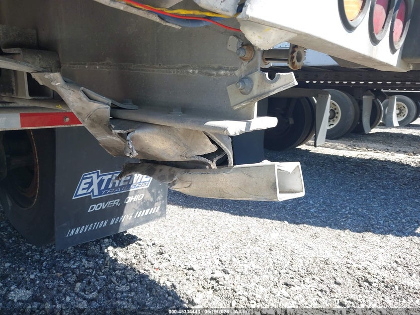 2024 Extreme trailers Flatbed semi trailer VIN 7VGAA5328R1001633 IAAI salvage auction — REAR END, Salvage (Illinois), sold $9,100 on 2026-07-29 (photo 7)