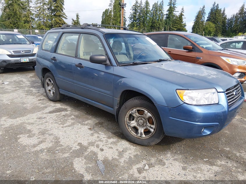 2007 Subaru Forester VIN JF1SG63667H734750 IAAI salvage auction — NORMAL WEAR, Clear (Washington), sold $375 on 2026-07-22 (photo 1)