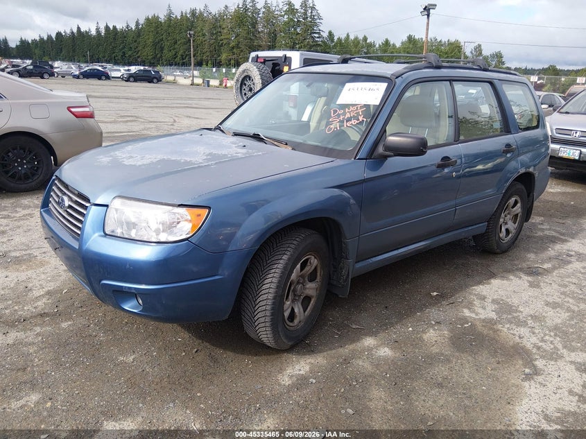 2007 Subaru Forester VIN JF1SG63667H734750 IAAI salvage auction — NORMAL WEAR, Clear (Washington), sold $375 on 2026-07-22 (photo 2)