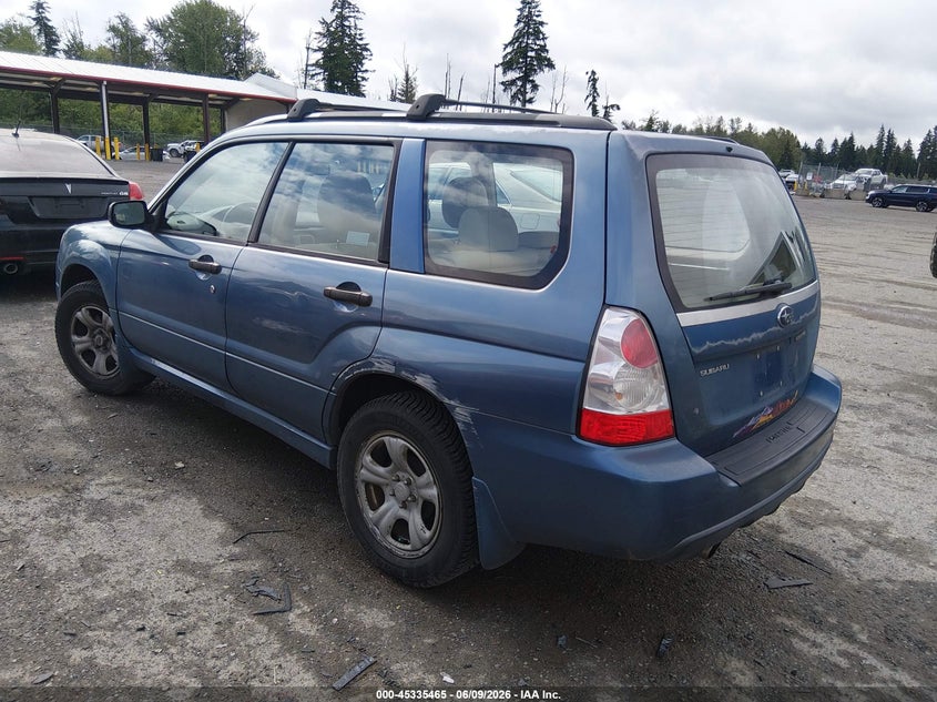 2007 Subaru Forester VIN JF1SG63667H734750 IAAI salvage auction — NORMAL WEAR, Clear (Washington), sold $375 on 2026-07-22 (photo 3)