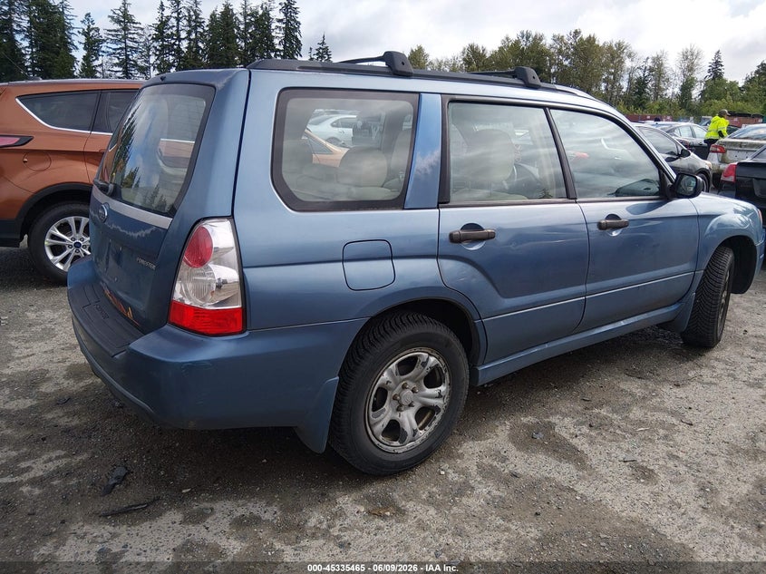 2007 Subaru Forester VIN JF1SG63667H734750 IAAI salvage auction — NORMAL WEAR, Clear (Washington), sold $375 on 2026-07-22 (photo 4)