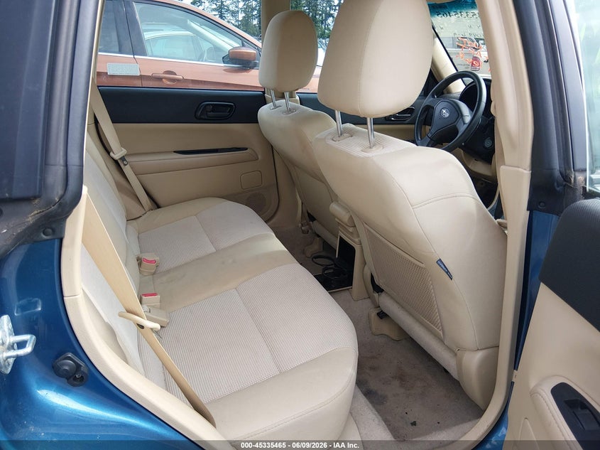 2007 Subaru Forester VIN JF1SG63667H734750 IAAI salvage auction — NORMAL WEAR, Clear (Washington), sold $375 on 2026-07-22 (photo 8)
