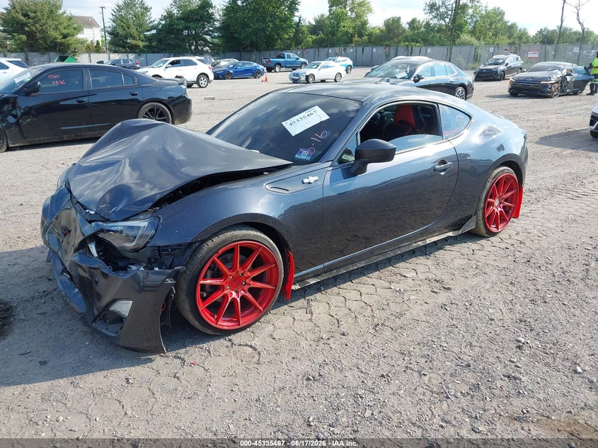 2015 Scion Fr-s VIN JF1ZNAA16F8711787 IAAI salvage auction — FRONT & REAR, Salvage (New Jersey), sold $725 on 2026-07-28 (photo 2)