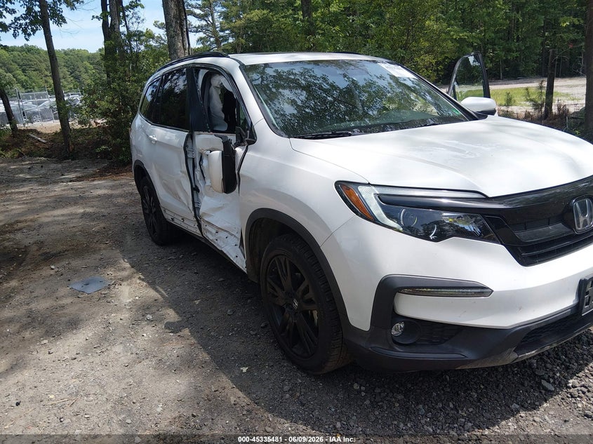 2021 Honda Pilot VIN 5FNYF6H29MB012925 IAAI salvage auction — SIDE, Salvage (Virginia), sold $6,900 on 2026-07-10 (photo 6)