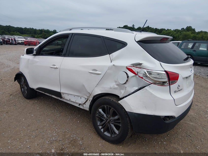 2015 Hyundai Tucson VIN KM8JUCAG1FU116844 IAAI salvage auction — LEFT FRONT, Salvage Title, sold $500 on 2026-07-10 (photo 6)