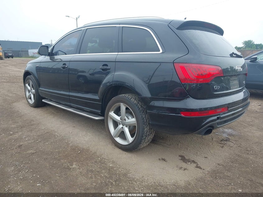 2014 Audi Q7 VIN WA1DGAFE8ED007357 IAAI salvage auction — NORMAL WEAR, Clear (Michigan), sold $850 on 2026-07-16 (photo 3)