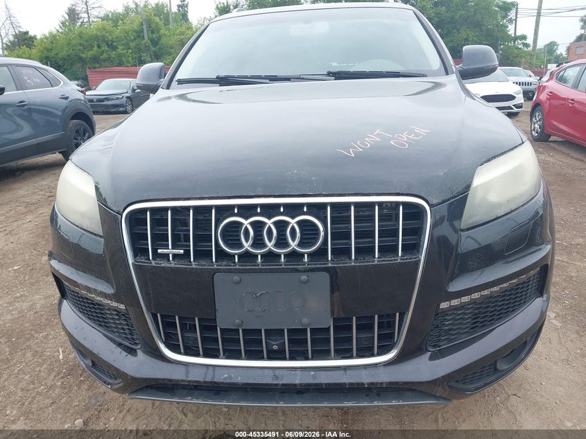 2014 Audi Q7 VIN WA1DGAFE8ED007357 IAAI salvage auction — NORMAL WEAR, Clear (Michigan), sold $850 on 2026-07-16 (photo 6)