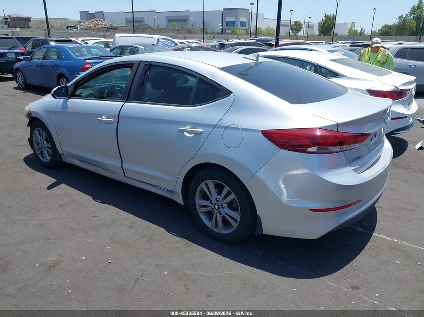 2018 Hyundai Elantra VIN KMHD84LF8JU523323 IAAI salvage auction — FRONT END, Salvage Title, sold $1,650 on 2026-07-08 (photo 3)