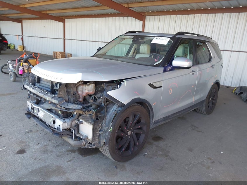 2017 Land rover Discovery VIN SALRHBBK0HA023027 IAAI salvage auction — FRONT END, Salvage Title, sold $4,600 on 2026-07-09 (photo 2)