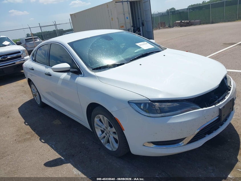 2015 Chrysler 200 VIN 1C3CCCAB5FN753870 IAAI salvage auction — FRONT END, Regular (South Dakota), sold $700 on 2026-07-23 (photo 1)