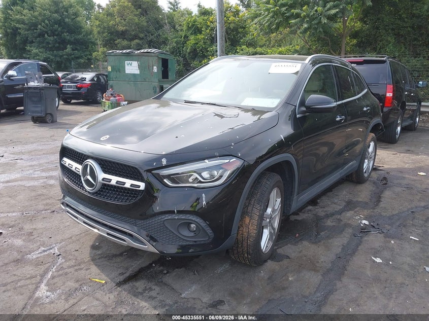 2021 Mercedes-benz Gla-klasse VIN W1N4N4GB8MJ218486 IAAI salvage auction — REAR END, Salvage (North Carolina), sold $7,325 on 2026-07-09 (photo 2)