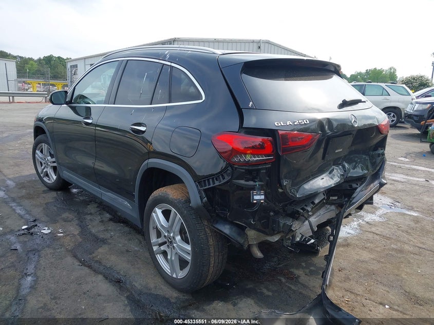 2021 Mercedes-benz Gla-klasse VIN W1N4N4GB8MJ218486 IAAI salvage auction — REAR END, Salvage (North Carolina), sold $7,325 on 2026-07-09 (photo 3)