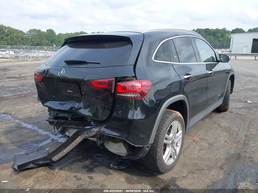 2021 Mercedes-benz Gla-klasse VIN W1N4N4GB8MJ218486 IAAI salvage auction — REAR END, Salvage (North Carolina), sold $7,325 on 2026-07-09 (photo 4)
