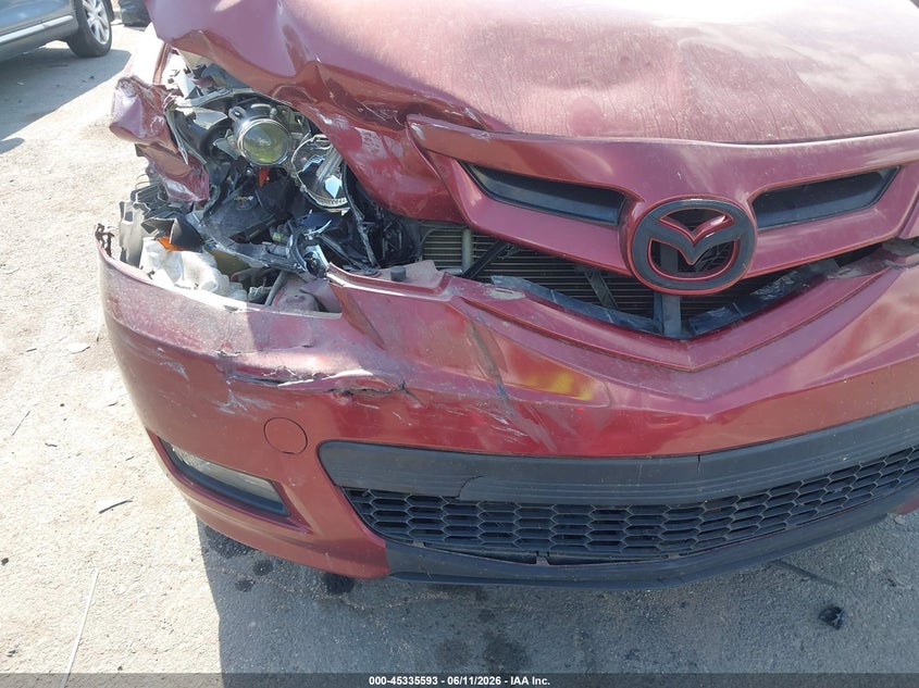 2008 Mazda 3 VIN JM1BK343581133691 IAAI salvage auction — RIGHT FRONT, Salvage (North Carolina), sold $300 on 2026-07-20 (photo 6)