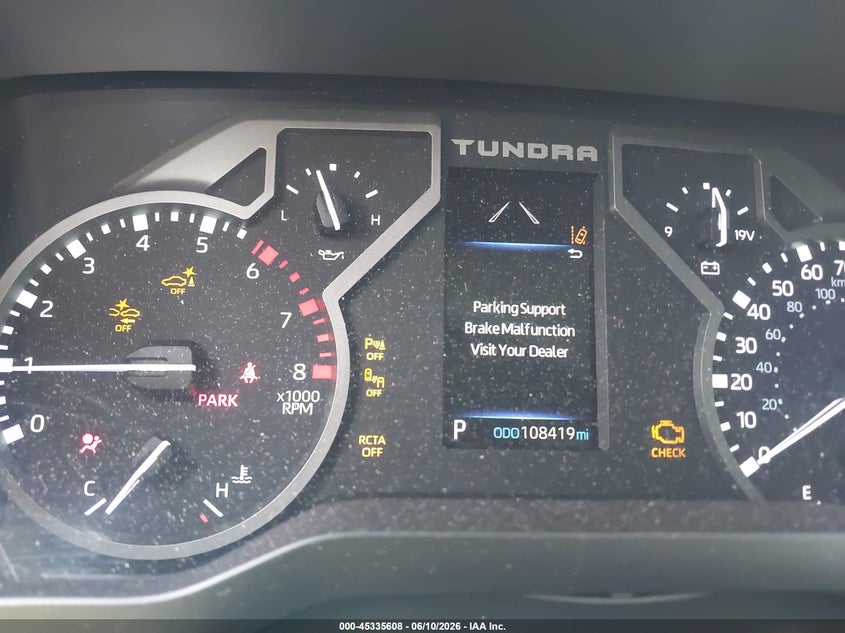 2022 Toyota Tundra VIN 5TFLA5DA8NX040917 IAAI salvage auction — ALL OVER, Salvage (Virginia), sold $12,300 on 2026-07-09 (photo 7)