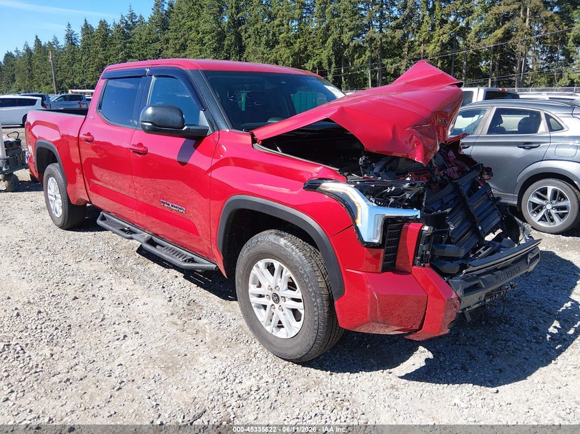 2023 Toyota Tundra VIN 5TFLA5EC1PX015389 IAAI salvage auction — FRONT END, Salvage Title, sold $525 on 2026-07-29 (photo 1)