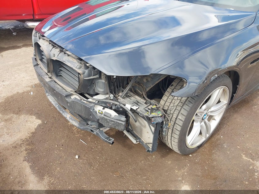 2015 BMW 5er VIN WBA5B1C53FD919969 IAAI salvage auction — LEFT FRONT, Clear (Oklahoma), sold $1,400 on 2026-07-22 (photo 6)