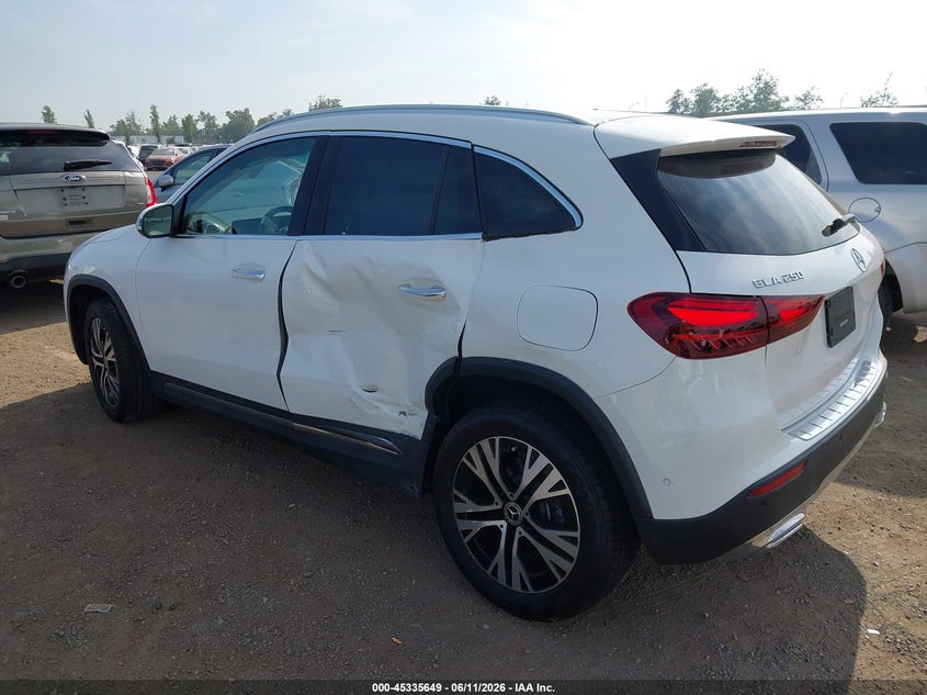 2024 Mercedes-benz Gla-klasse VIN W1N4N4GB9RJ576834 IAAI salvage auction — REAR END, Salvage Title, sold $7,100 on 2026-07-29 (photo 3)