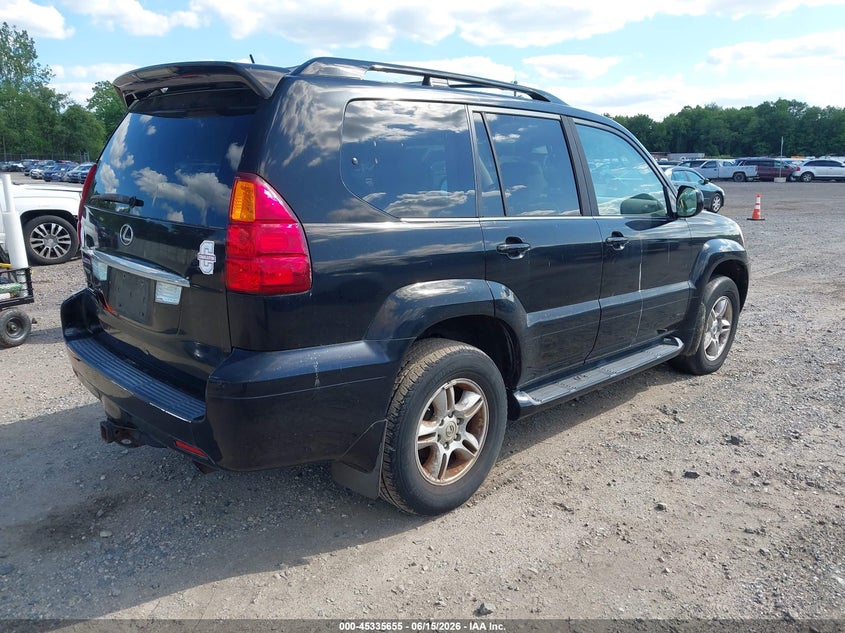 2007 Lexus Gx 470 VIN JTJBT20X670144605 IAAI salvage auction — NORMAL WEAR, Clear (New Jersey), sold $2,000 on 2026-07-21 (photo 4)