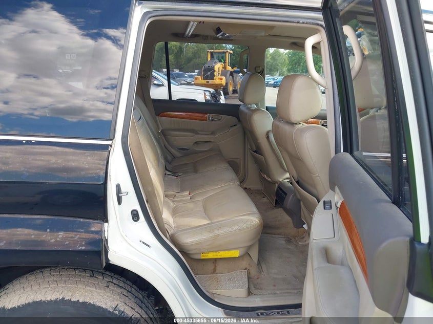 2007 Lexus Gx 470 VIN JTJBT20X670144605 IAAI salvage auction — NORMAL WEAR, Clear (New Jersey), sold $2,000 on 2026-07-21 (photo 8)