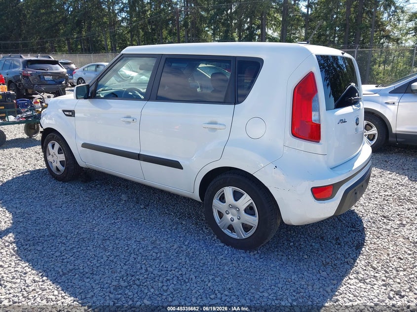 2013 Kia Soul VIN KNDJT2A51D7512011 IAAI salvage auction — FRONT END, Bill Of Sale (Washington), sold $375 on 2026-07-08 (photo 3)