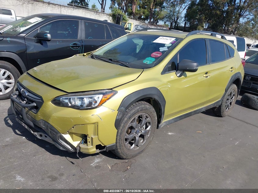 2021 Subaru Xv VIN JF2GTHSC8MH334815 IAAI salvage auction — RIGHT FRONT, Salvage Title, sold $3,850 on 2026-07-13 (photo 2)