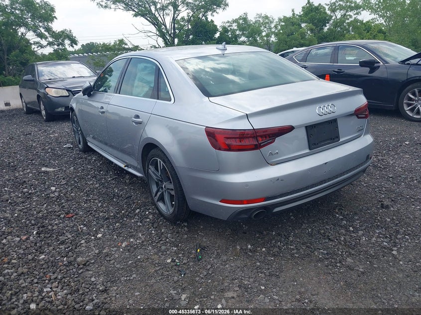 2018 Audi A4 VIN WAUENAF41JN012327 IAAI salvage auction — SIDE, Mv-907A (New York), sold $2,550 on 2026-07-07 (photo 3)
