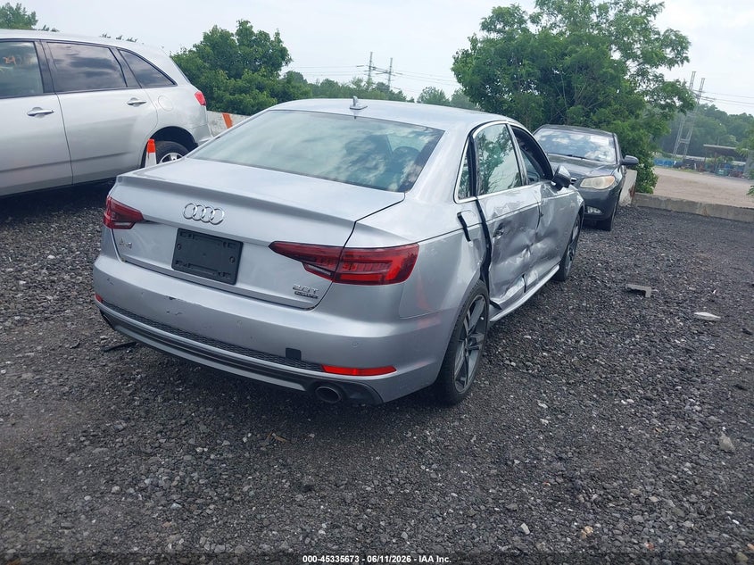 2018 Audi A4 VIN WAUENAF41JN012327 IAAI salvage auction — SIDE, Mv-907A (New York), sold $2,550 on 2026-07-07 (photo 4)