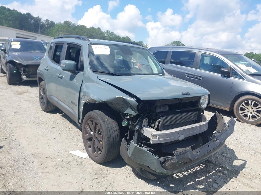 2018 Jeep Renegade VIN ZACCJABB7JPJ04721 IAAI salvage auction — FRONT END, Salvage (Georgia), sold $1,350 on 2026-07-07 (photo 1)