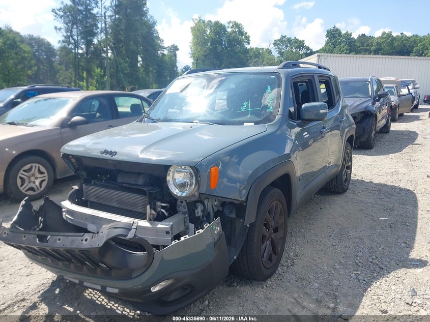 2018 Jeep Renegade VIN ZACCJABB7JPJ04721 IAAI salvage auction — FRONT END, Salvage (Georgia), sold $1,350 on 2026-07-07 (photo 2)