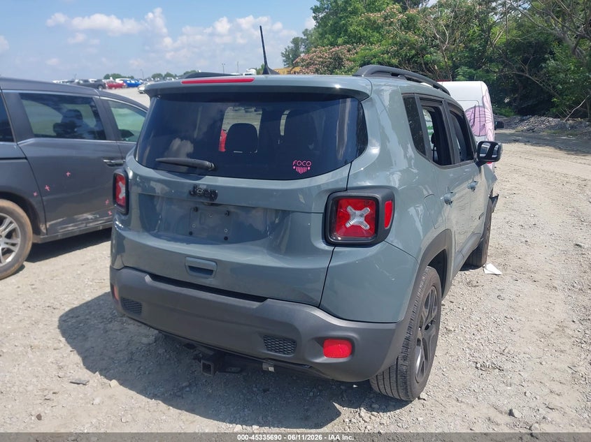 2018 Jeep Renegade VIN ZACCJABB7JPJ04721 IAAI salvage auction — FRONT END, Salvage (Georgia), sold $1,350 on 2026-07-07 (photo 4)