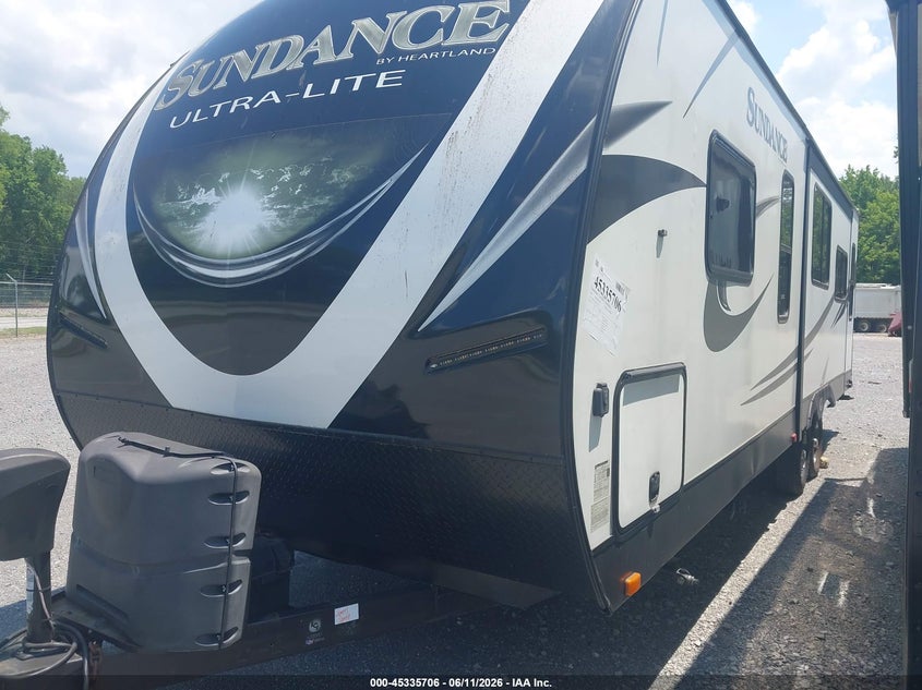 2018 Heartland Sundance VIN 5SFNB3129JE379714 IAAI salvage auction — FRAME DAMAGE, Salvage (Tennessee), sold $4,250 on 2026-07-06 (photo 2)