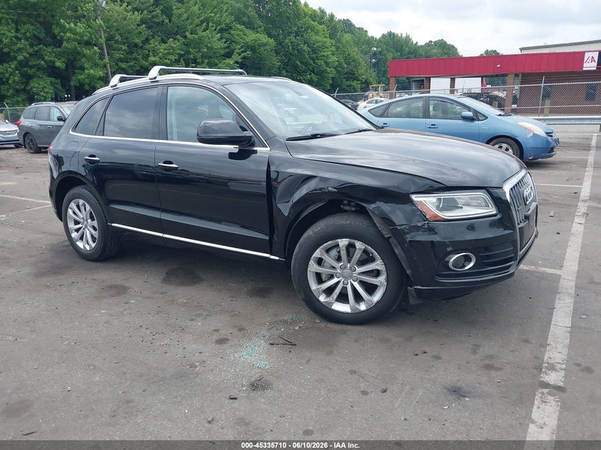 2016 Audi Q5 VIN WA1C2AFPXGA008249 IAAI salvage auction — RIGHT FRONT, Salvage (Idaho), sold $2,675 on 2026-07-16 (photo 1)