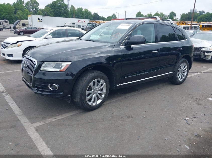 2016 Audi Q5 VIN WA1C2AFPXGA008249 IAAI salvage auction — RIGHT FRONT, Salvage (Idaho), sold $2,675 on 2026-07-16 (photo 2)