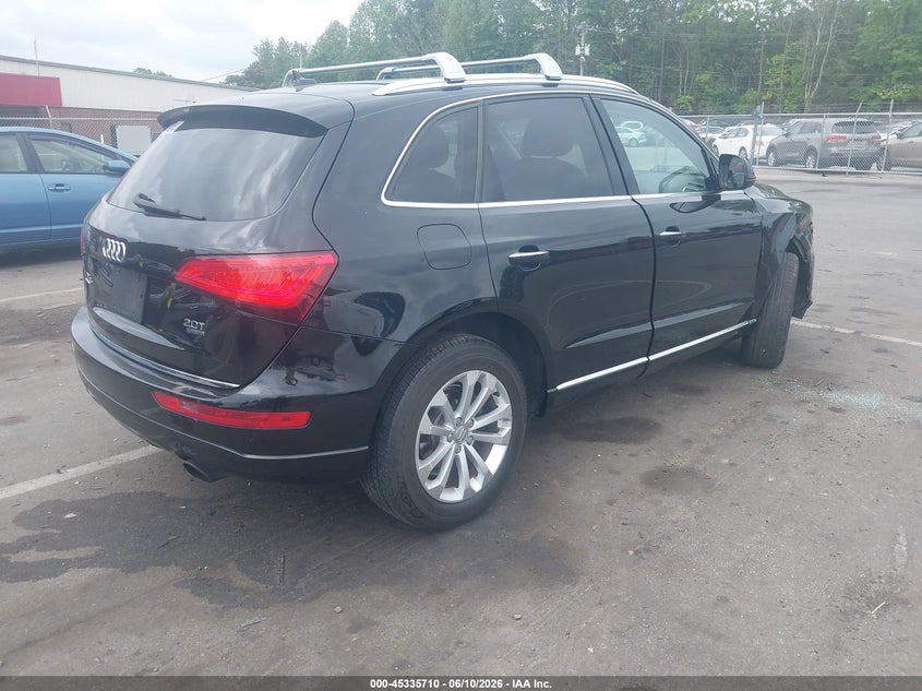 2016 Audi Q5 VIN WA1C2AFPXGA008249 IAAI salvage auction — RIGHT FRONT, Salvage (Idaho), sold $2,675 on 2026-07-16 (photo 4)