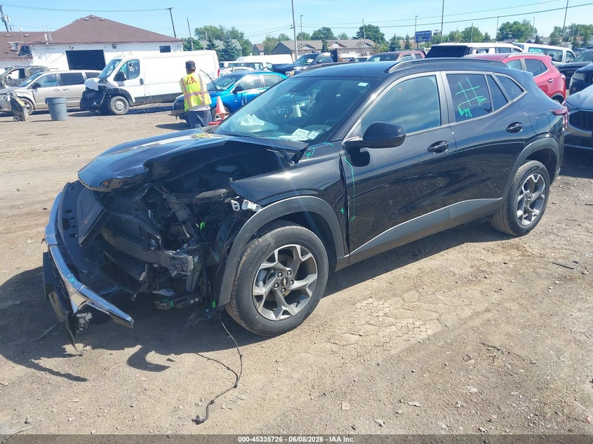 2025 Chevrolet Trax VIN KL77LHEP9SC153310 IAAI salvage auction — FRONT END, Salvage Title, sold $1,850 on 2026-07-22 (photo 2)