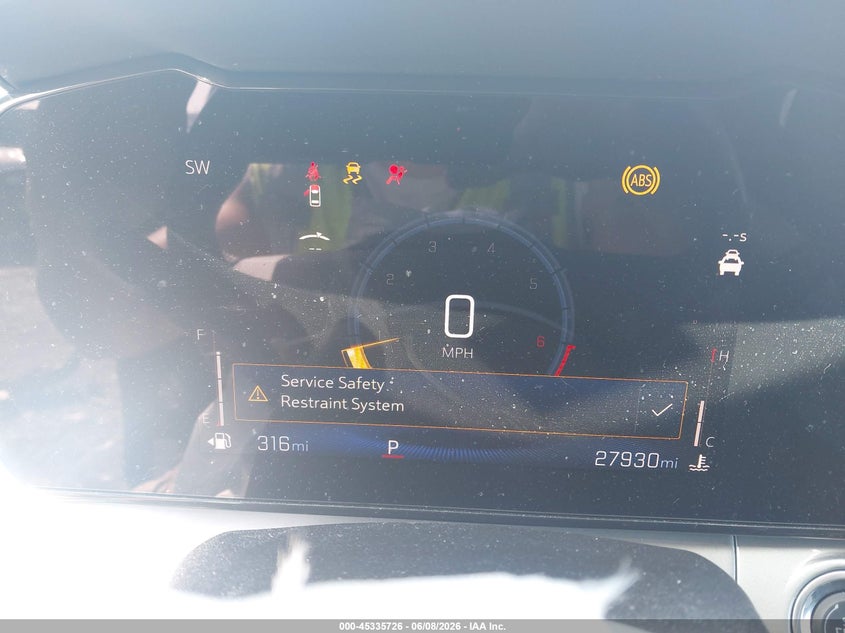 2025 Chevrolet Trax VIN KL77LHEP9SC153310 IAAI salvage auction — FRONT END, Salvage Title, sold $1,850 on 2026-07-22 (photo 7)