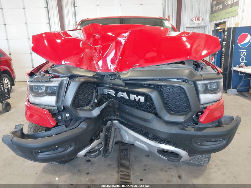 2019 Ram 1500 VIN 1C6SRFLT7KN910880 IAAI salvage auction — FRONT END, Salvage (North Dakota), sold $9,000 on 2026-07-29 (photo 6)