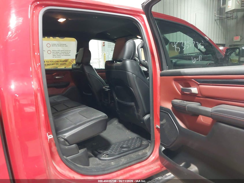 2019 Ram 1500 VIN 1C6SRFLT7KN910880 IAAI salvage auction — FRONT END, Salvage (North Dakota), sold $9,000 on 2026-07-29 (photo 8)