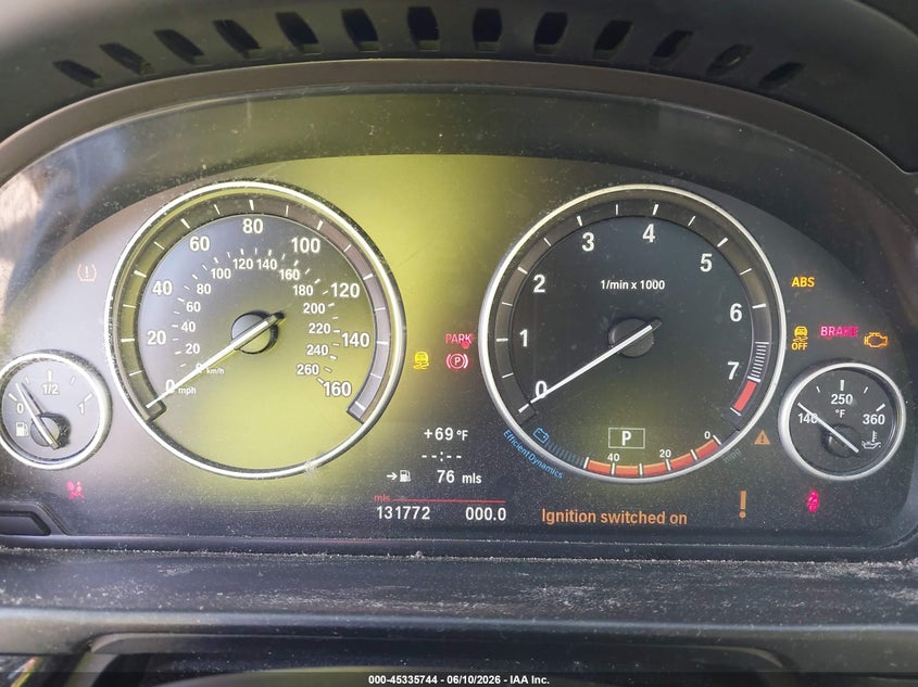 2012 BMW 5er VIN WBAXH5C5XCDW08047 IAAI salvage auction — NORMAL WEAR, Clear (Florida), sold $900 on 2026-08-01 (photo 7)