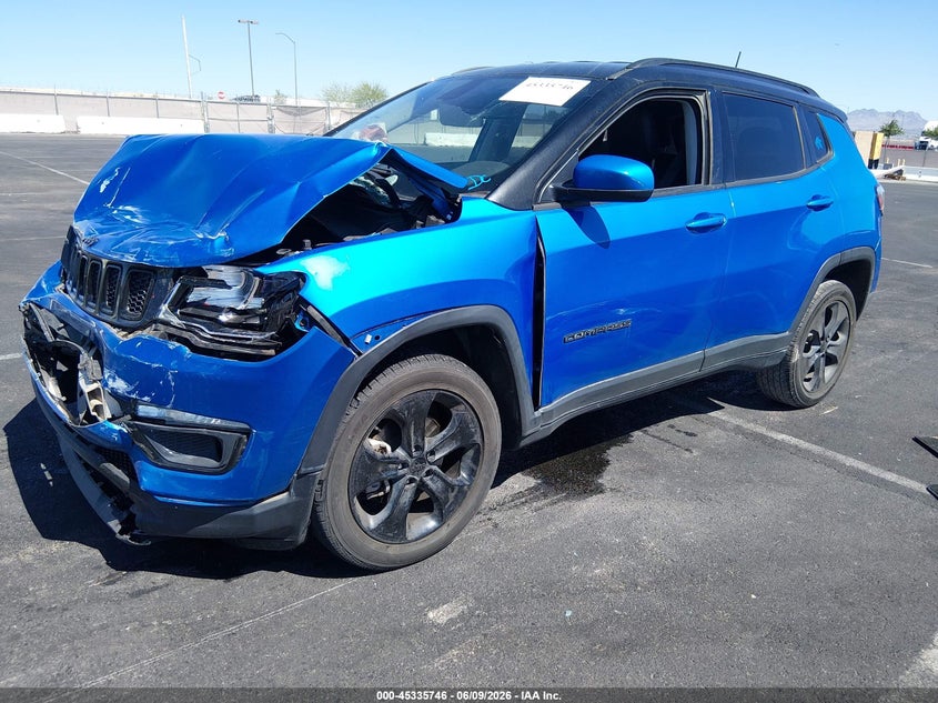 2018 Jeep Compass VIN 3C4NJDBB4JT455236 IAAI salvage auction — FRONT END, Salvage (Nevada), sold $1,500 on 2026-07-24 (photo 2)