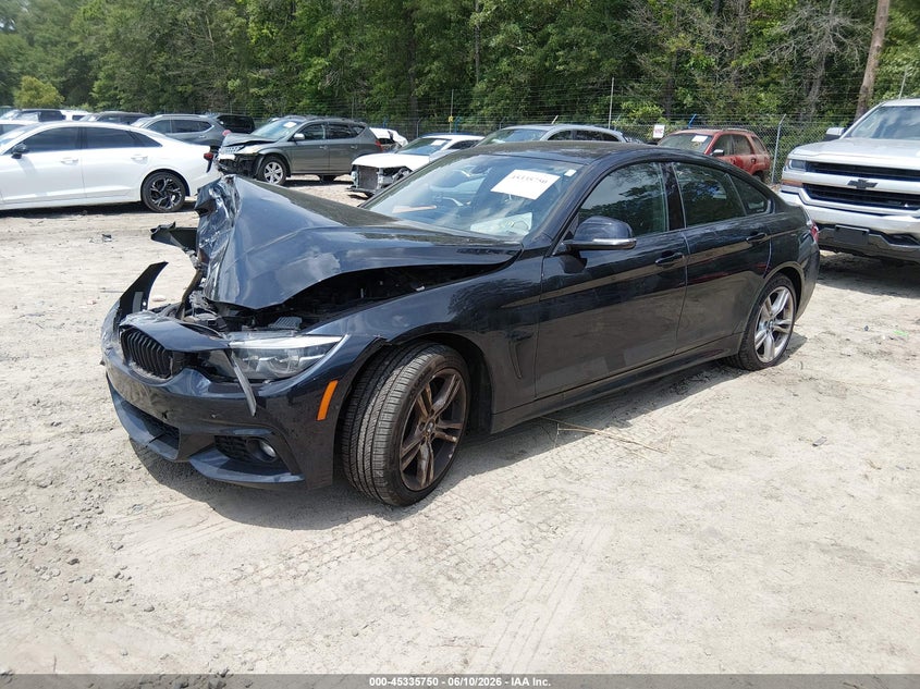 2019 BMW 4er VIN WBA4J3C58KBL05855 IAAI salvage auction — FRONT END, Salvage (South Carolina), sold $1,650 on 2026-07-28 (photo 2)