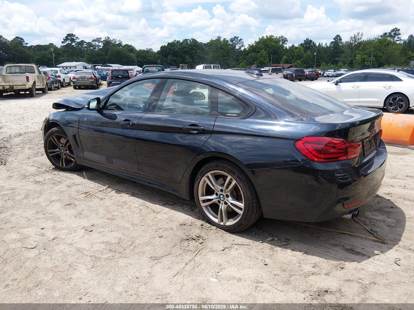 2019 BMW 4er VIN WBA4J3C58KBL05855 IAAI salvage auction — FRONT END, Salvage (South Carolina), sold $1,650 on 2026-07-28 (photo 3)